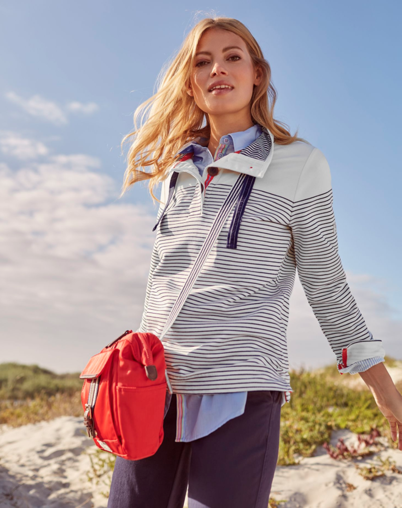 Joules Saunton Funnel Neck Sweatshirt-1